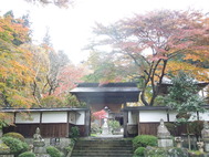 紅葉状況　「乾徳寺」